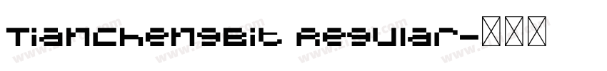 TianChengBit Regular字体转换
